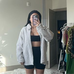 Sherpa Boucle shacket jacket